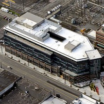 Home Plate Center Seattle, WA - New Construction Project, Aerial View