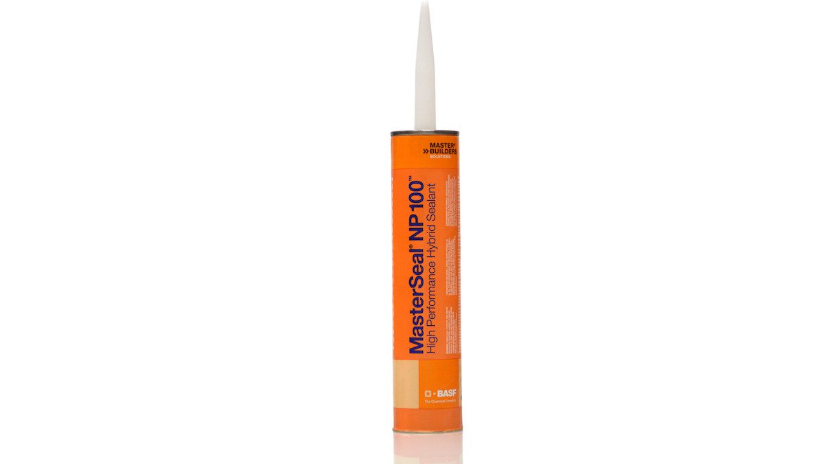 MasterSeal® NP 100™ High Performance Hybrid Sealant packaged in a 300 ml cartridge